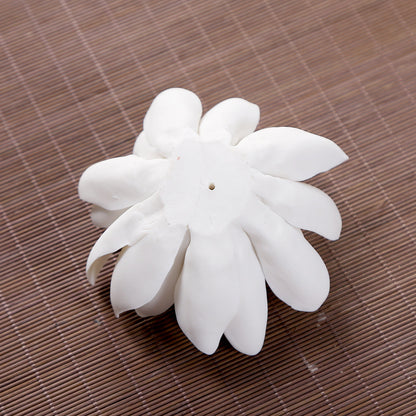 Incense Stick Burner | White Porcelain Lotus